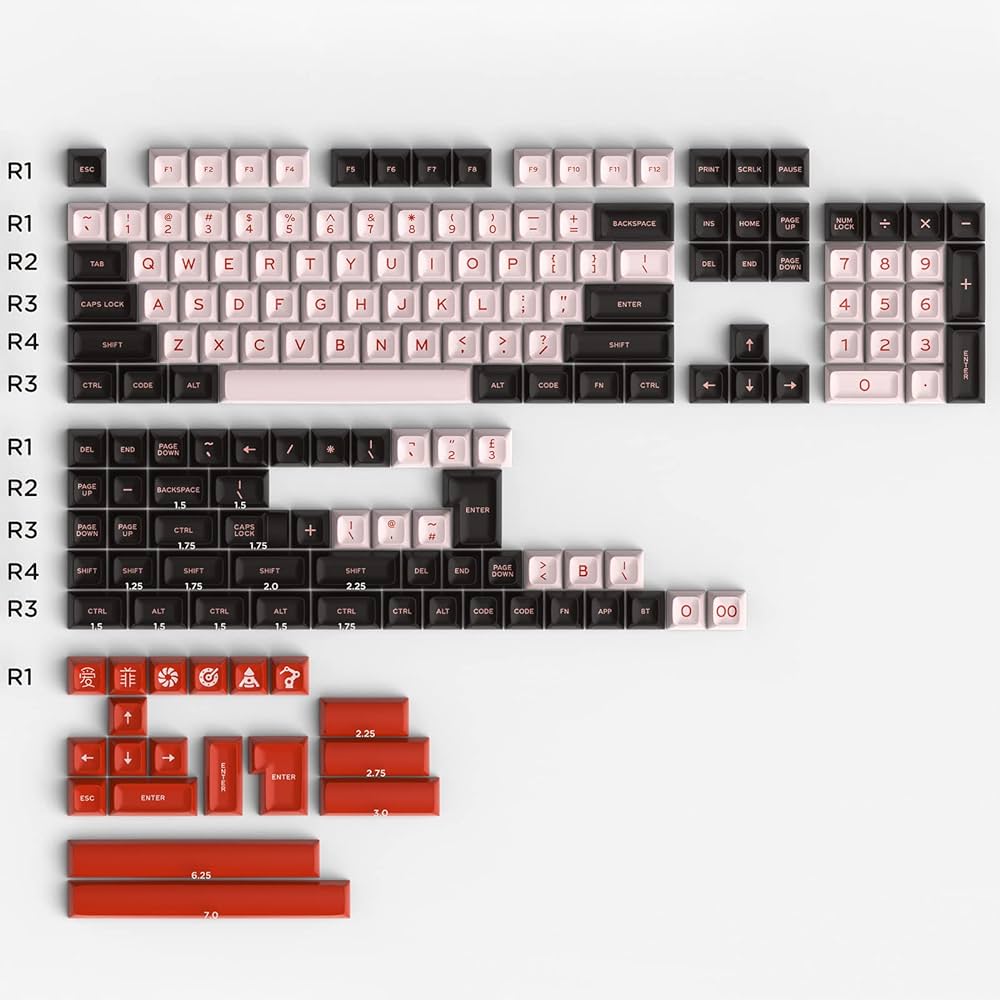 Flamingo keycaps (172)