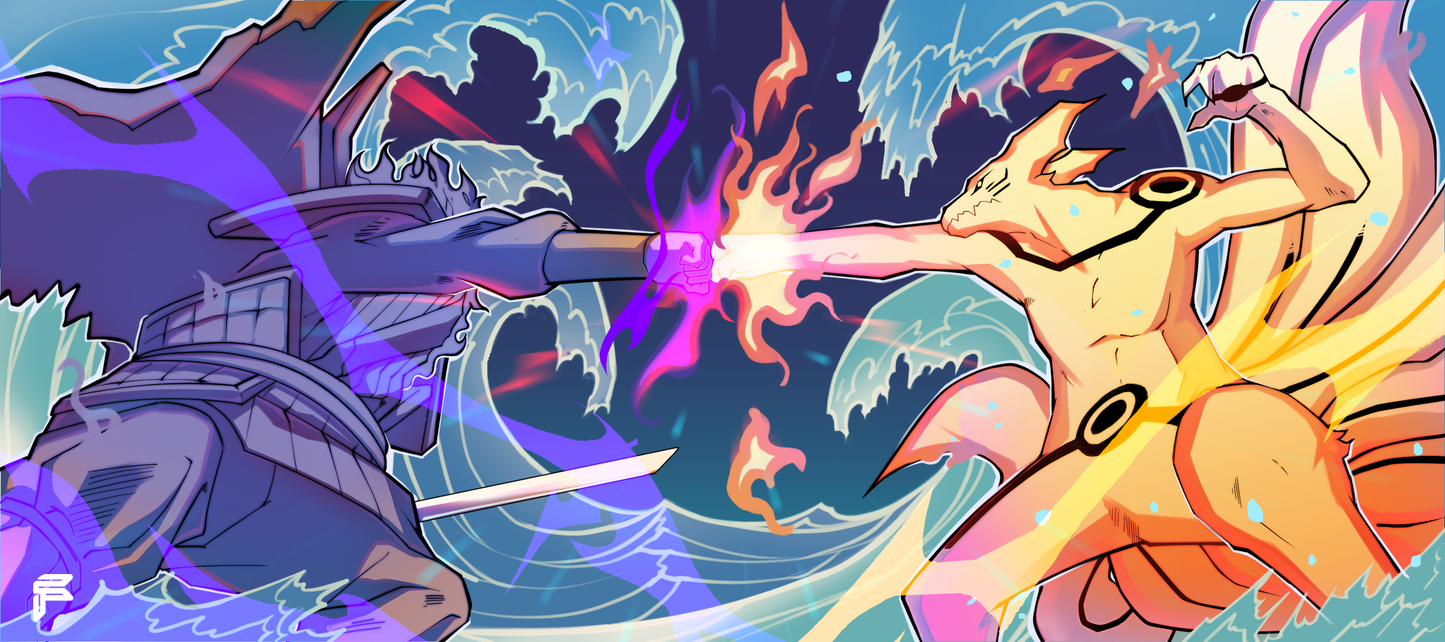 Anime | susanoo vs kurama