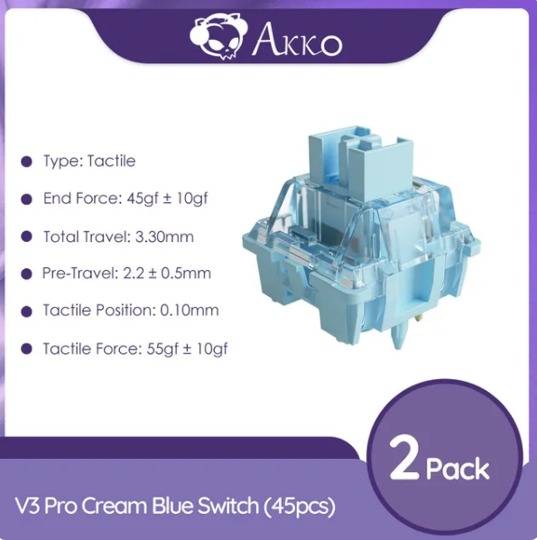 Akko V3 Cream Blue Pro Switch (90pcs)